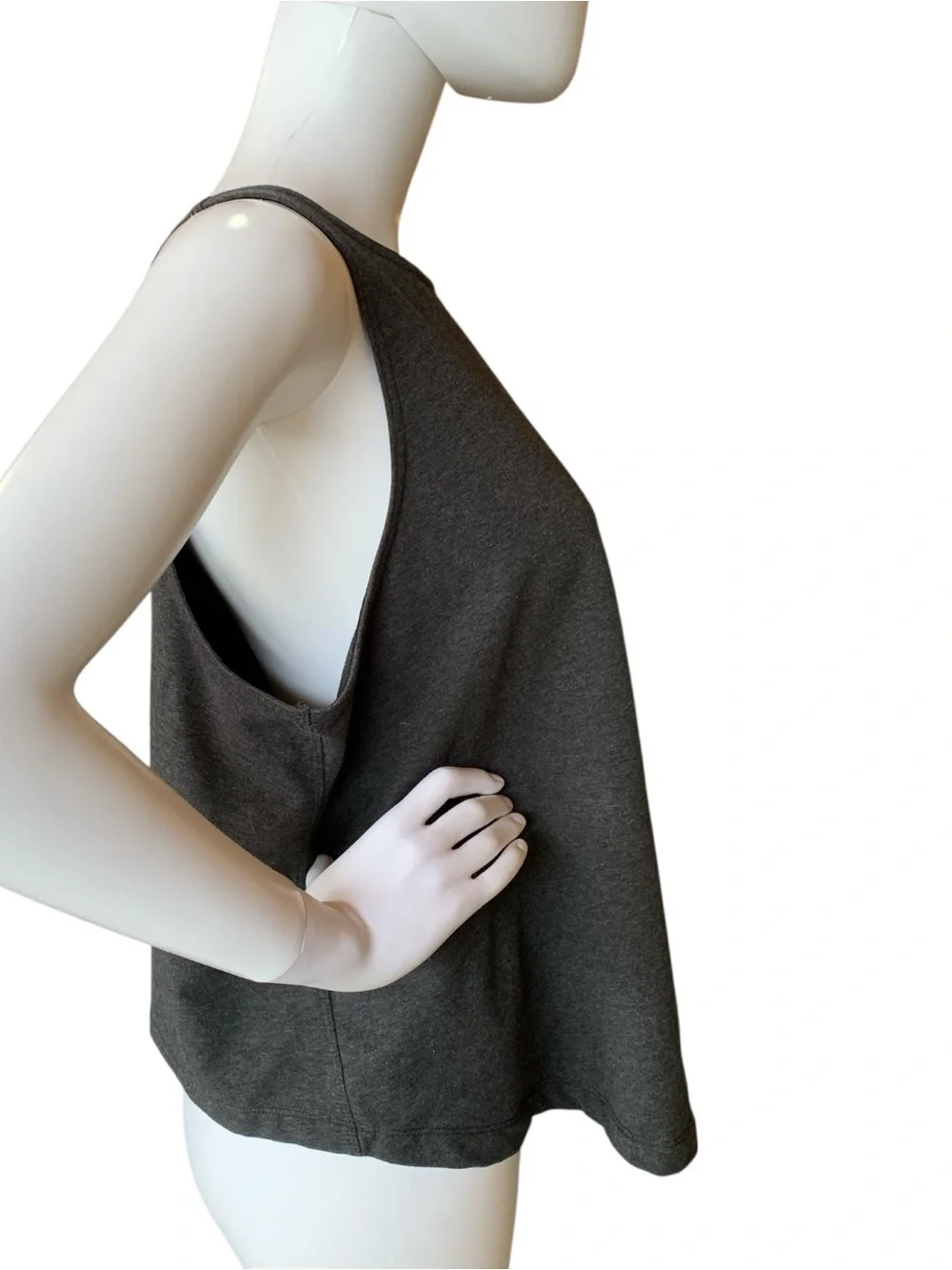 lululemon athletica Charcoal Gray Scoop Neck Tank